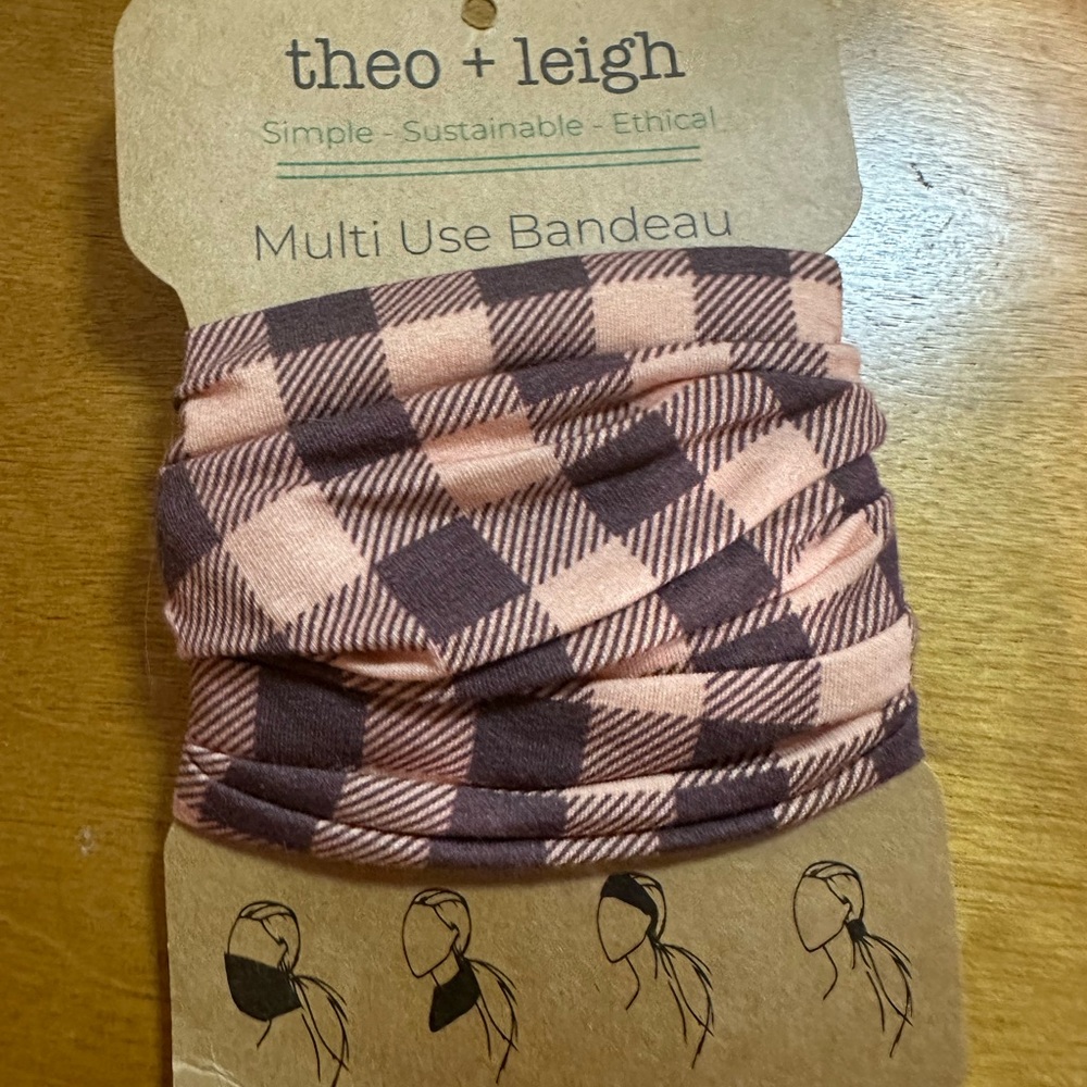 Theo & Leigh Buffalo Check Headband